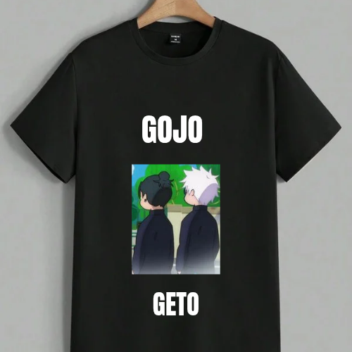 Gojo & Geto Anime T-Shirt – Jujutsu Kaisen Sorcerer Duo Graphic Tee